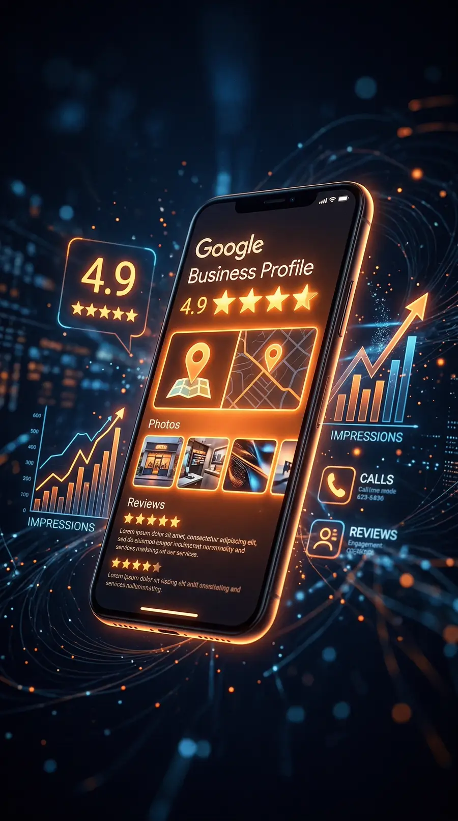 Google Business Profile listing on mobile